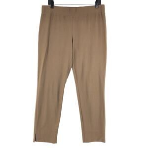 Eileen Fisher Womens Size M Pants Straight Leg Pull On Stretch Comfort Brown